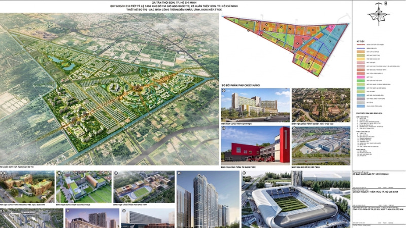 Cấu trúc phân khu chức năng City within City dự án Vinhomes Hóc Môn