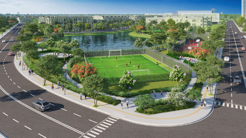 Tổ hợp tiện ích thể thao tại siêu dự án Vin Hóc Môn