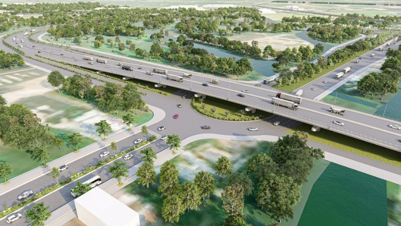 Kết nối hạ tầng và giao thông nội khu lộ giới 30m