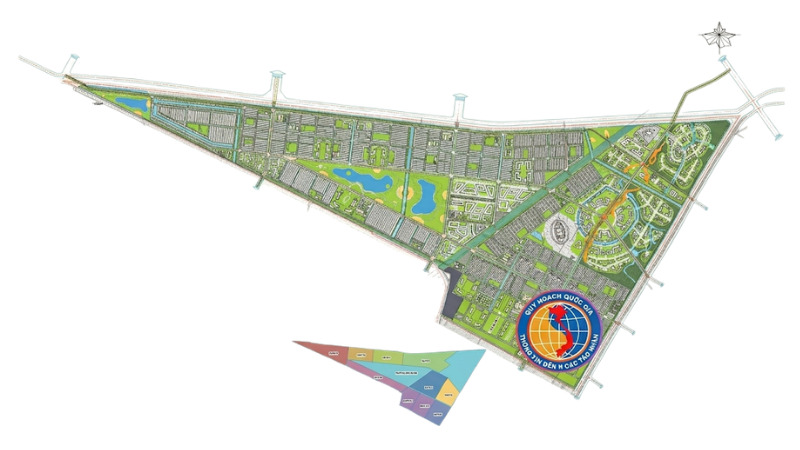 Mặt bằng tổng thể Vinhomes Hóc Môn